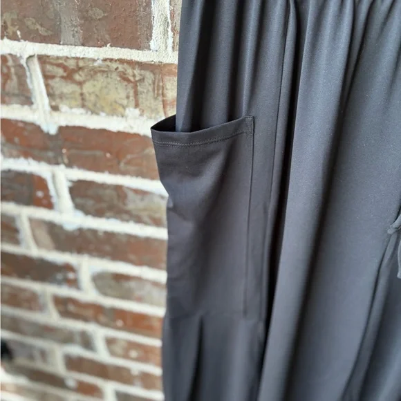 Halara Elastic Waistband Drawstring Pocket Palazzo Flowy Wide Leg Pants XL NWT - Picture 9 of 16